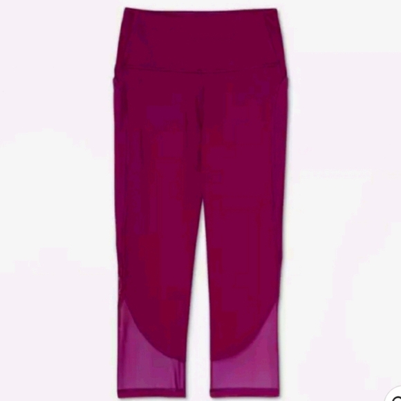 All in Motion Purple Contour Curvy Capri Leggings Size XS - Picture 1 of 7